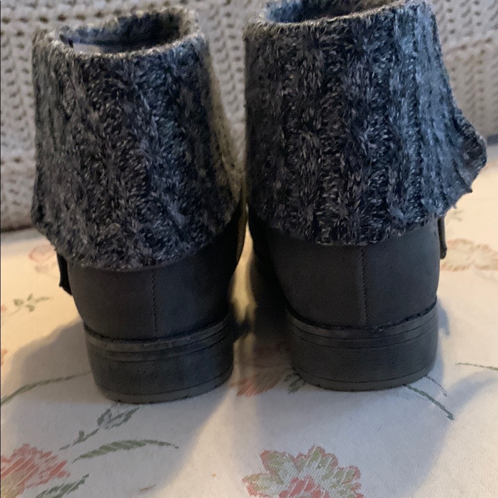 Gray Women's Ankle Boots - Picture 3 of 5